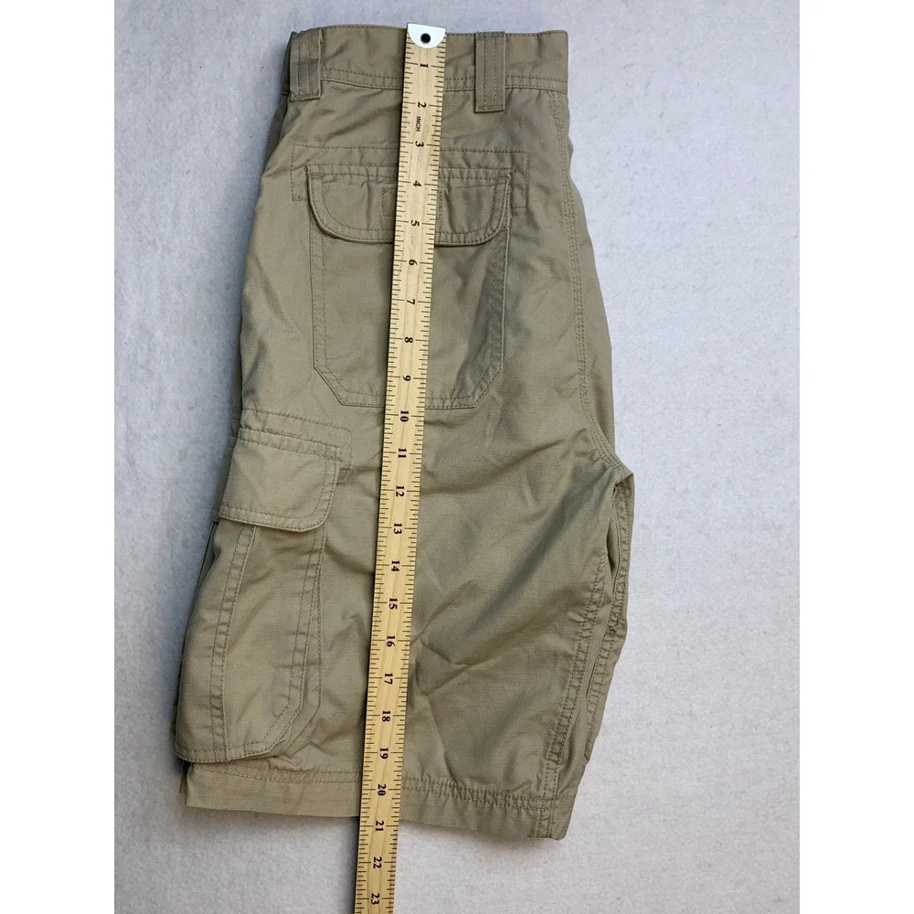 Koppen Mens Cargo Shorts Size 30‎ Tan Khaki Ripstop Hiking Outdoor Utility